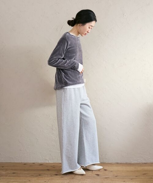 le.coeur blanc / ルクールブラン カットソー | シアーベロアロンT | 詳細22