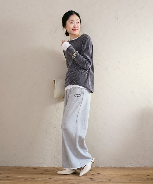 le.coeur blanc / ルクールブラン カットソー | シアーベロアロンT | 詳細24