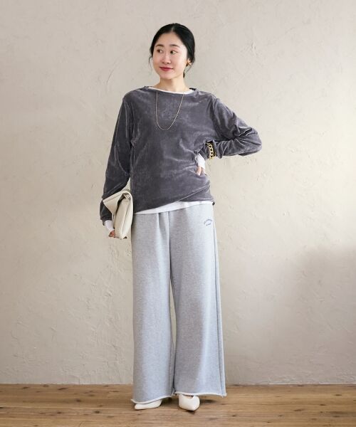 le.coeur blanc / ルクールブラン カットソー | シアーベロアロンT | 詳細25