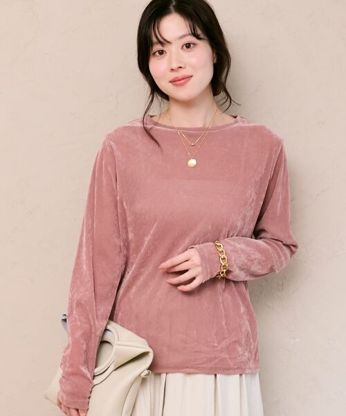 le.coeur blanc / ルクールブラン カットソー | シアーベロアロンT | 詳細9