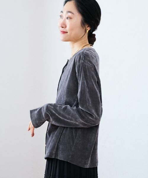 le.coeur blanc / ルクールブラン カーディガン・ボレロ | シアーベロアカーデ | 詳細23