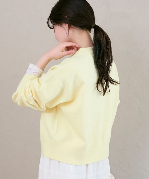 le.coeur blanc / ルクールブラン カーディガン・ボレロ | ビジューボタンカーディガン | 詳細18