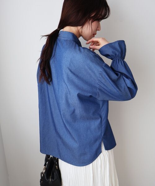 le.coeur blanc / ルクールブラン シャツ・ブラウス | デニムボウタイブラウス | 詳細19