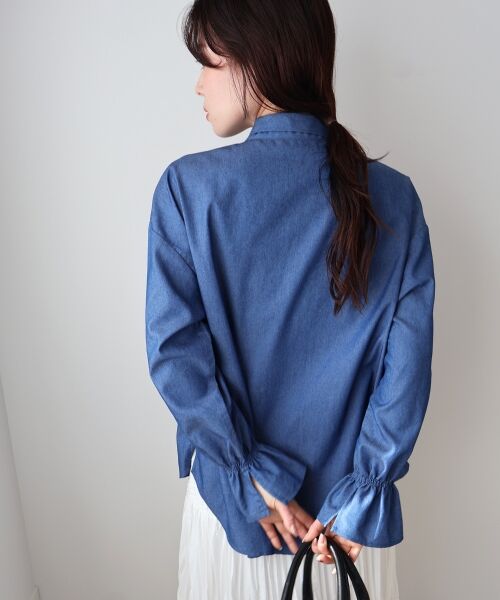 le.coeur blanc / ルクールブラン シャツ・ブラウス | デニムボウタイブラウス | 詳細20