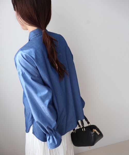 le.coeur blanc / ルクールブラン シャツ・ブラウス | デニムボウタイブラウス | 詳細21