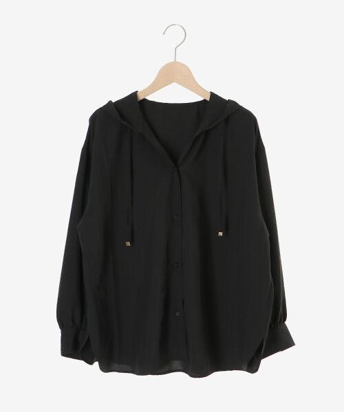 le.coeur blanc / ルクールブラン シャツ・ブラウス | エアータンブラーフードブラウス | 詳細17