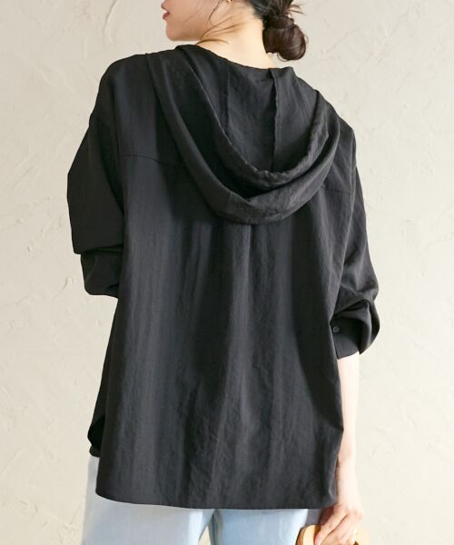 le.coeur blanc / ルクールブラン シャツ・ブラウス | エアータンブラーフードブラウス | 詳細21