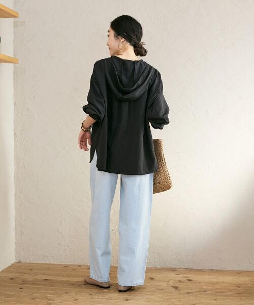 le.coeur blanc / ルクールブラン シャツ・ブラウス | エアータンブラーフードブラウス | 詳細26