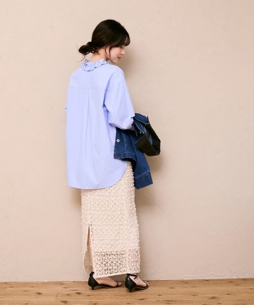 le.coeur blanc / ルクールブラン シャツ・ブラウス | フリルカラーブラウス | 詳細10