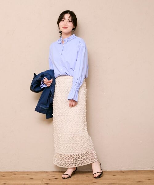 le.coeur blanc / ルクールブラン シャツ・ブラウス | フリルカラーブラウス | 詳細12