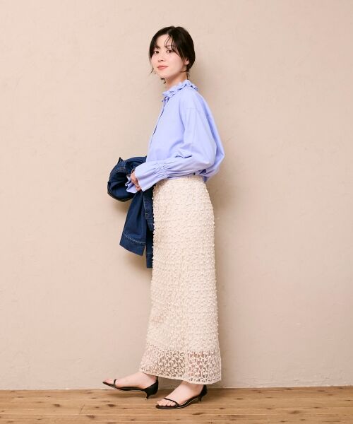 le.coeur blanc / ルクールブラン シャツ・ブラウス | フリルカラーブラウス | 詳細13