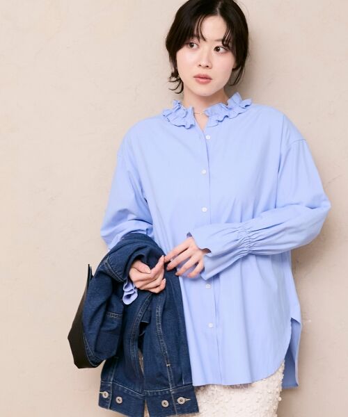 le.coeur blanc / ルクールブラン シャツ・ブラウス | フリルカラーブラウス | 詳細2