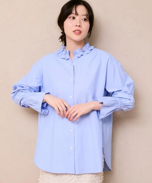 le.coeur blanc / ルクールブラン シャツ・ブラウス | フリルカラーブラウス | 詳細3