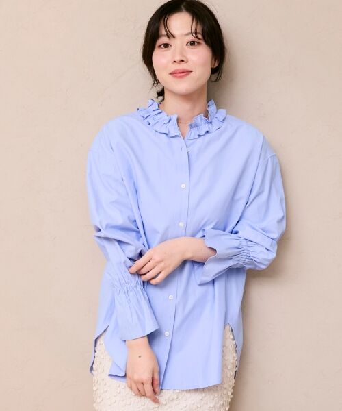 le.coeur blanc / ルクールブラン シャツ・ブラウス | フリルカラーブラウス | 詳細4