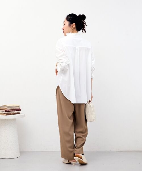 le.coeur blanc / ルクールブラン シャツ・ブラウス | スタンドネックフリルブラウス | 詳細22