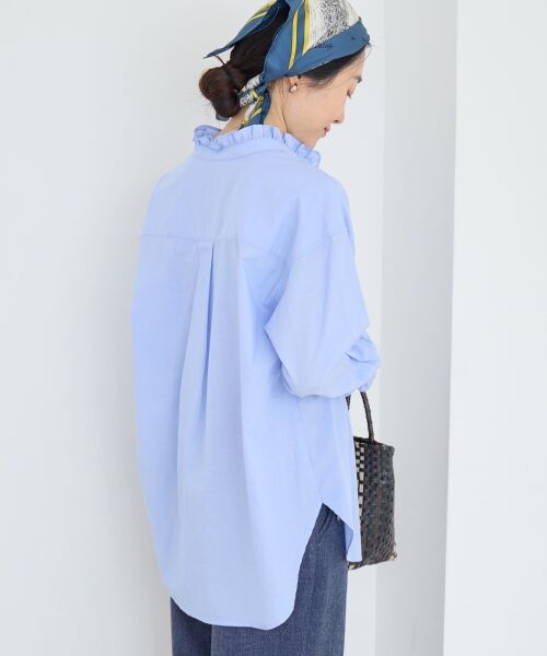 le.coeur blanc / ルクールブラン シャツ・ブラウス | スタンドネックフリルブラウス | 詳細27