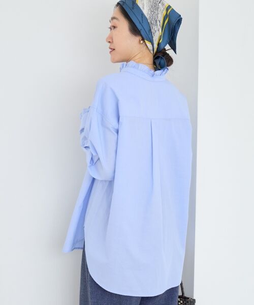 le.coeur blanc / ルクールブラン シャツ・ブラウス | スタンドネックフリルブラウス | 詳細28