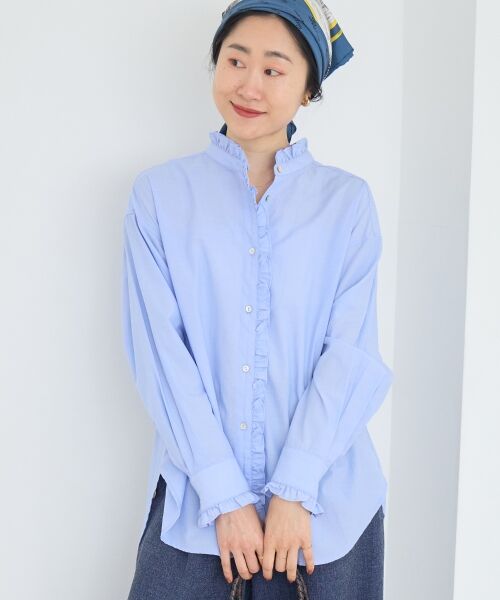 le.coeur blanc / ルクールブラン シャツ・ブラウス | スタンドネックフリルブラウス | 詳細29