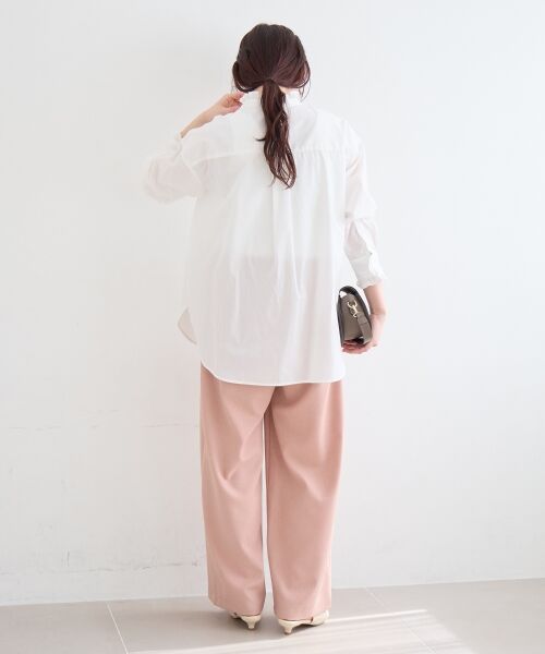 le.coeur blanc / ルクールブラン シャツ・ブラウス | スタンドネックフリルブラウス | 詳細8