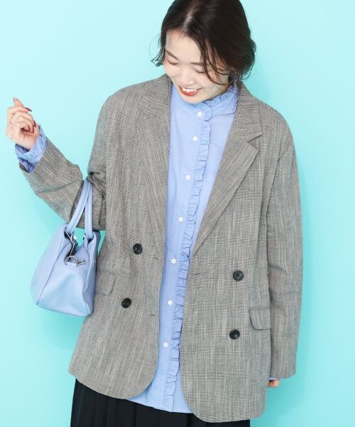 le.coeur blanc / ルクールブラン シャツ・ブラウス | スタンドネックフリルブラウス | 詳細17