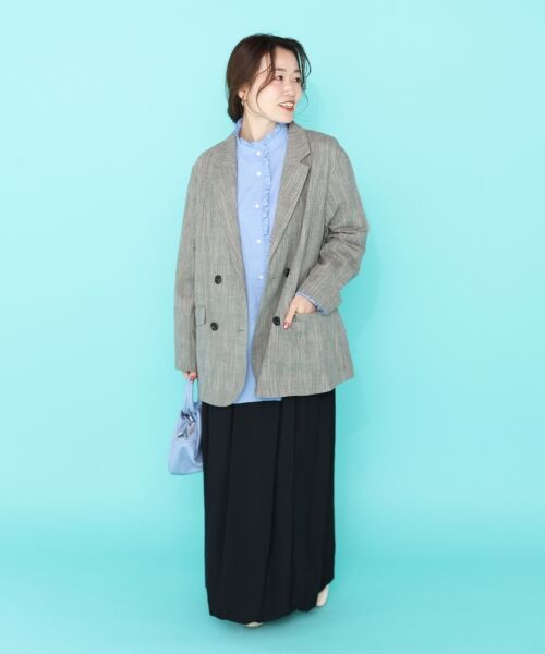 le.coeur blanc / ルクールブラン シャツ・ブラウス | スタンドネックフリルブラウス | 詳細21