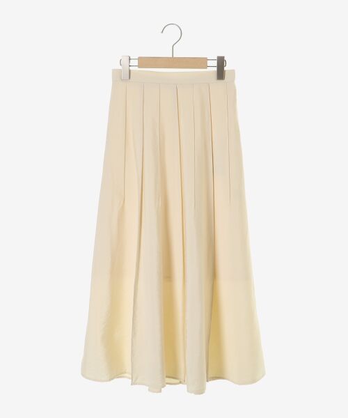le.coeur blanc / ルクールブラン ロング・マキシ丈スカート | パネルピンタックフレアスカート | 詳細1