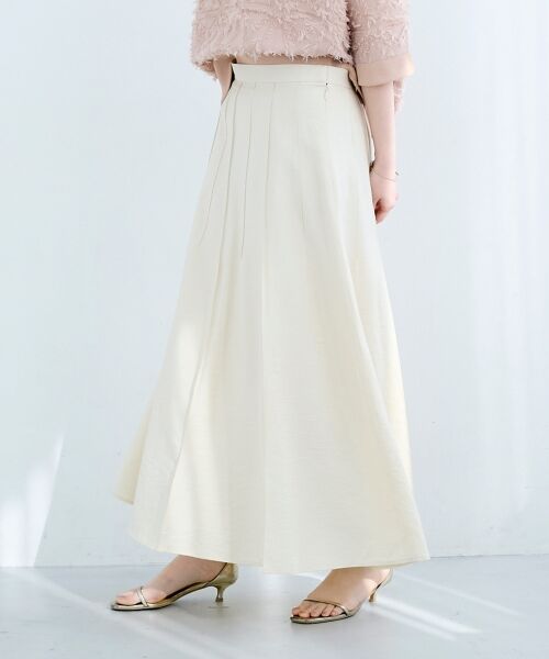le.coeur blanc / ルクールブラン ロング・マキシ丈スカート | パネルピンタックフレアスカート | 詳細19