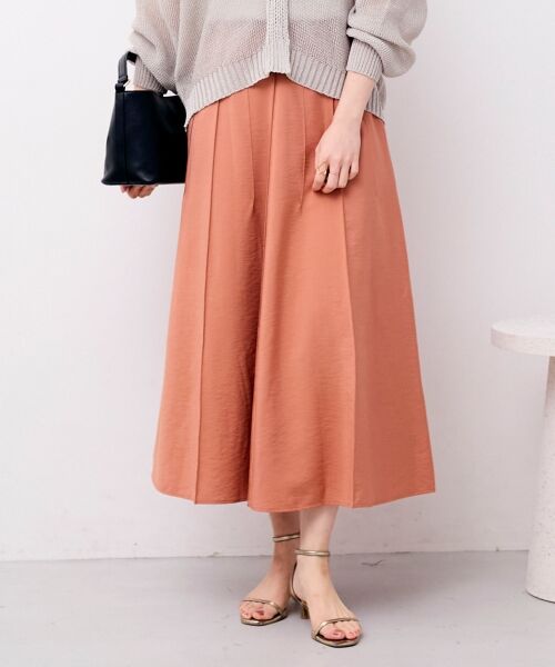 le.coeur blanc / ルクールブラン ロング・マキシ丈スカート | パネルピンタックフレアスカート | 詳細21