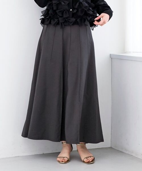le.coeur blanc / ルクールブラン ロング・マキシ丈スカート | パネルピンタックフレアスカート | 詳細29