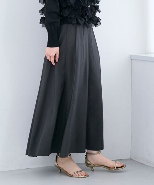 le.coeur blanc / ルクールブラン ロング・マキシ丈スカート | パネルピンタックフレアスカート | 詳細30
