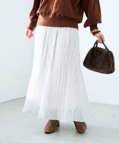 le.coeur blanc / ルクールブラン ロング・マキシ丈スカート | マジョリカプリーツスカート