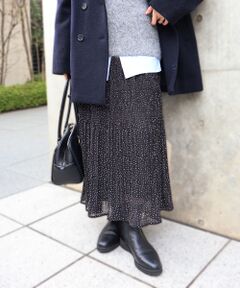 le.coeur blanc / ルクールブラン ロング・マキシ丈スカート | マジョリカプリーツスカート