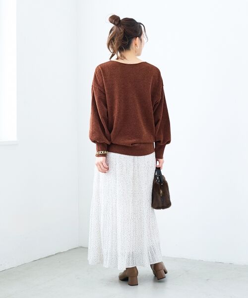 le.coeur blanc / ルクールブラン ロング・マキシ丈スカート | マジョリカプリーツスカート | 詳細6