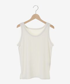 le.coeur blanc / ルクールブラン タンクトップ | ラメテレコタンク