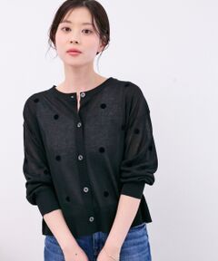 le.coeur blanc / ルクールブラン カーディガン・ボレロ | シアードットフロッキークルーカーデ