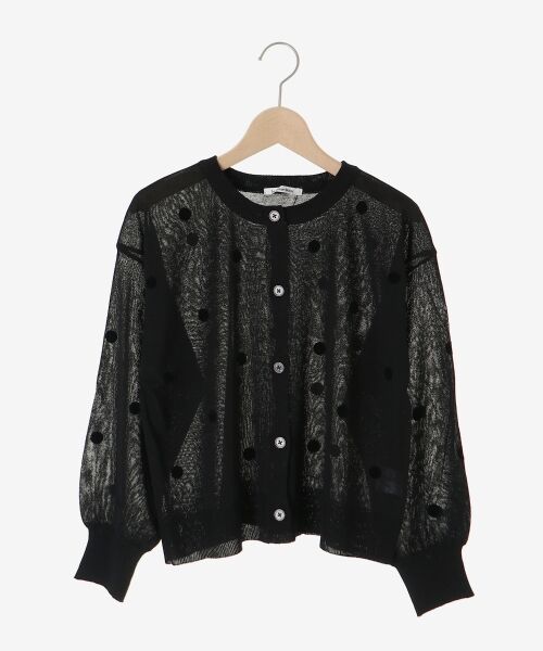 le.coeur blanc / ルクールブラン カーディガン・ボレロ | シアードットフロッキークルーカーデ | 詳細15