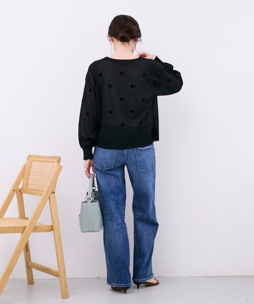 le.coeur blanc / ルクールブラン カーディガン・ボレロ | シアードットフロッキークルーカーデ | 詳細26