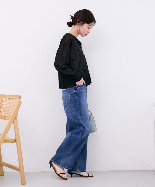 le.coeur blanc / ルクールブラン カーディガン・ボレロ | シアードットフロッキークルーカーデ | 詳細27