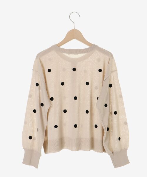 le.coeur blanc / ルクールブラン カーディガン・ボレロ | シアードットフロッキークルーカーデ | 詳細29