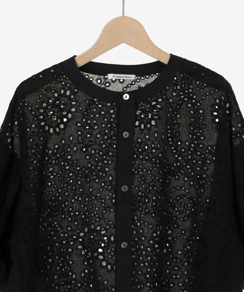 le.coeur blanc / ルクールブラン シャツ・ブラウス | カットワーク刺繍バルーンスリーブブラウス | 詳細30