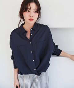 le.coeur blanc / ルクールブラン シャツ・ブラウス | シアー2WAYオーバーシャツ