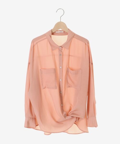 le.coeur blanc / ルクールブラン シャツ・ブラウス | シアー2WAYオーバーシャツ | 詳細11