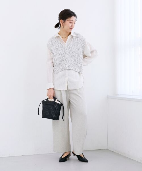 le.coeur blanc / ルクールブラン シャツ・ブラウス | シアー2WAYオーバーシャツ | 詳細24