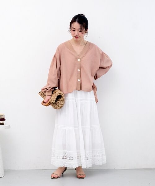le.coeur blanc / ルクールブラン シャツ・ブラウス | シアーシャツカーデ | 詳細19
