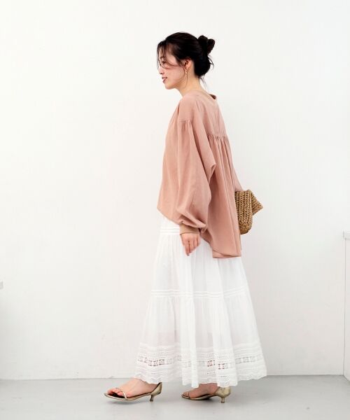 le.coeur blanc / ルクールブラン シャツ・ブラウス | シアーシャツカーデ | 詳細22