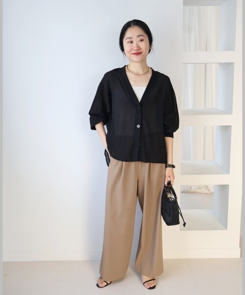 le.coeur blanc / ルクールブラン シャツ・ブラウス | シアーシャツカーデ | 詳細28