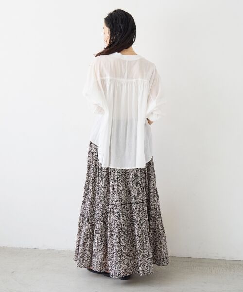 le.coeur blanc / ルクールブラン シャツ・ブラウス | シアーシャツカーデ | 詳細7