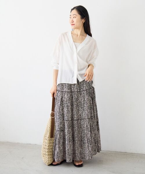 le.coeur blanc / ルクールブラン シャツ・ブラウス | シアーシャツカーデ | 詳細9