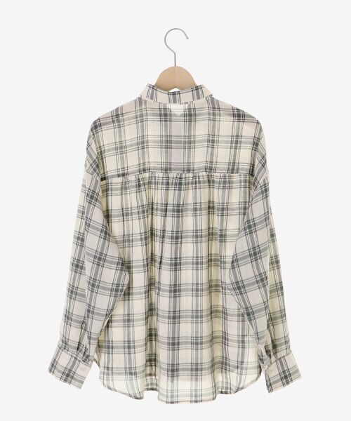le.coeur blanc / ルクールブラン シャツ・ブラウス | シアーチェックオーバーシャツ | 詳細29