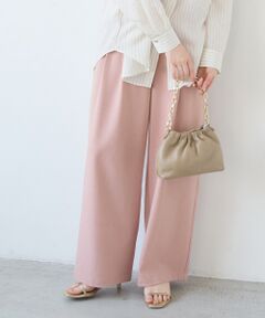 le.coeur blanc / ルクールブラン その他パンツ | 麻混メランジツータックパンツ